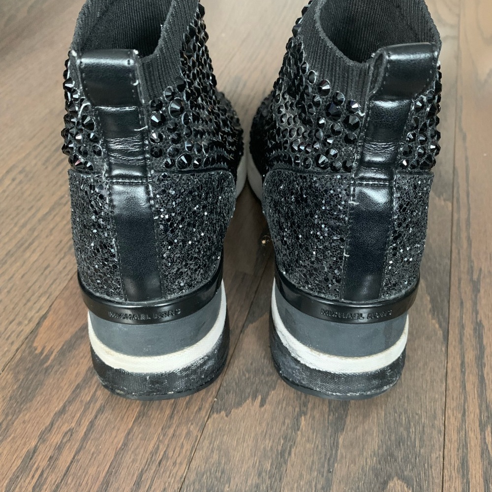 Michael Kors sequins running shoes with wedges